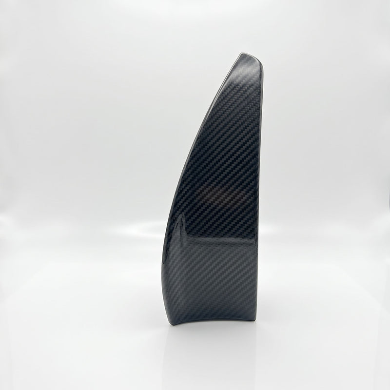 Single SLR McLaren 722 rear spoiler A1997900088 in woven carbon fibre over a carbon fibre nylon core