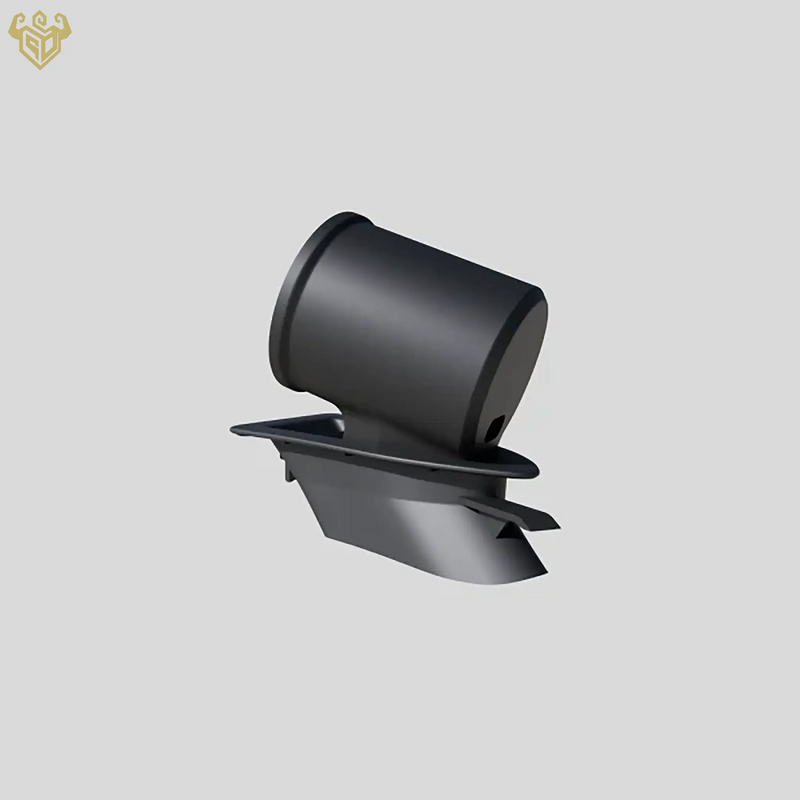 Subaru WRX STI 52mm gauge pod angled detail view — Rigid Custom Works
