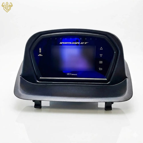 dash mount for Defi Sports Display F installed in Subaru WRX STI 2002-2007.