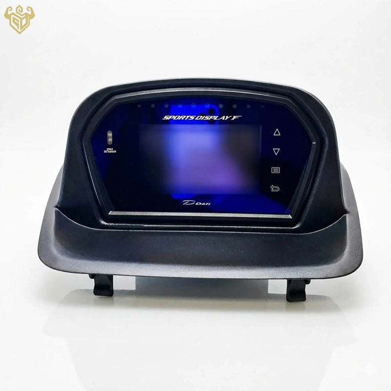 dash mount for Defi Sports Display F installed in Subaru WRX STI 2002-2007.